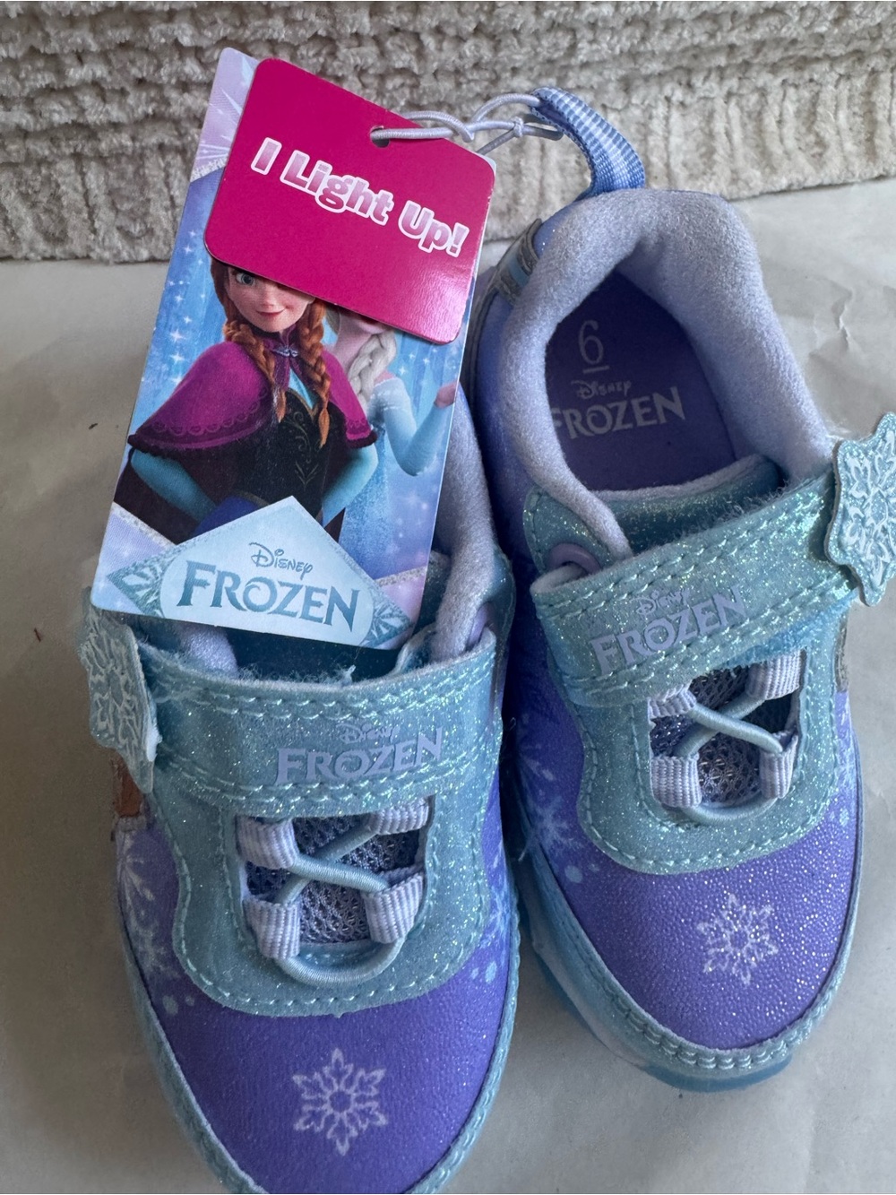 Skechers Girls Glitter Pink & Purple Light-Up Sneakers - Twin Pack - Picture 7 of 9